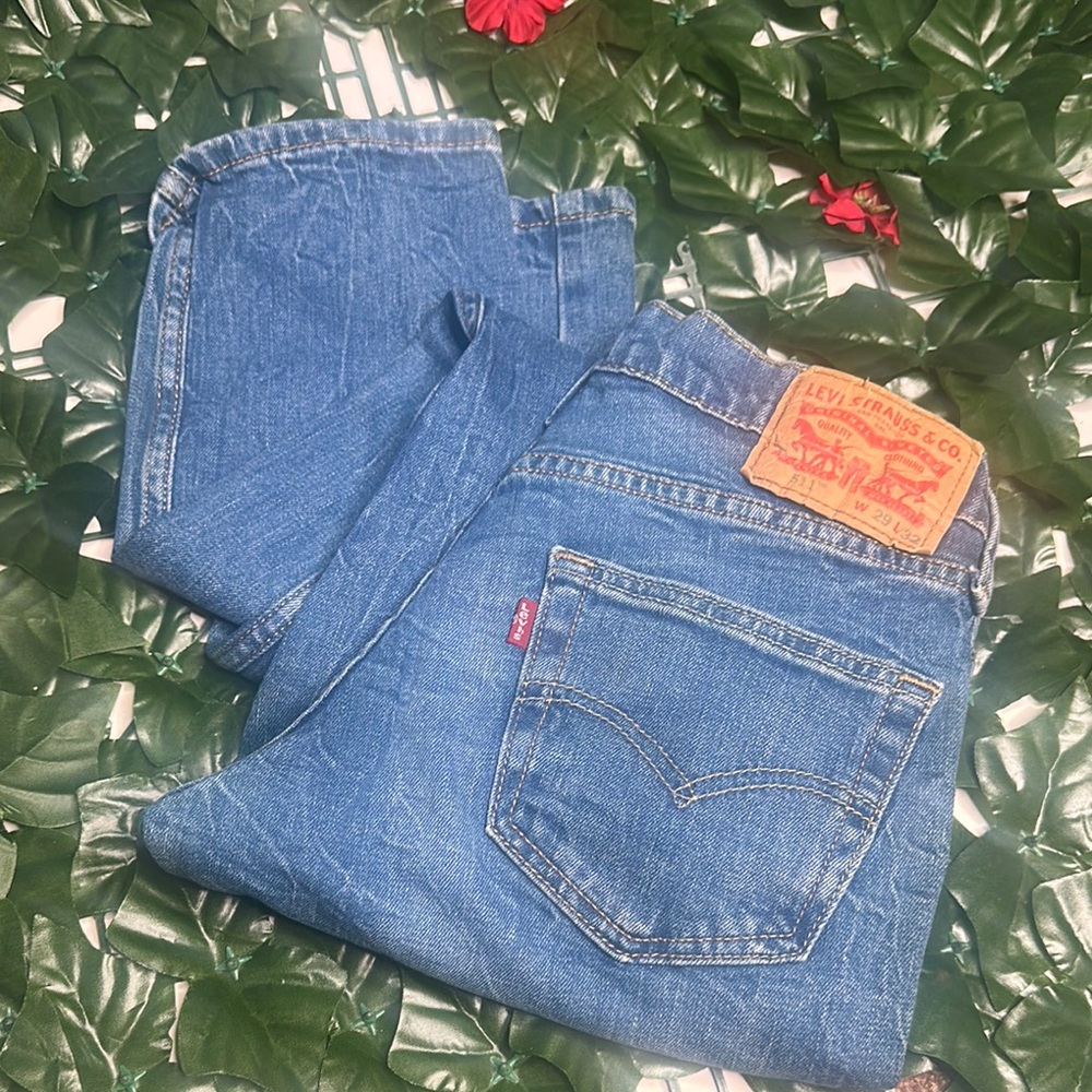 Levi's Straight Leg Jeans - Blue - Picture 1 of 5